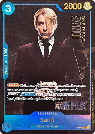 Sanji (Premium Card Collection -Live Action Edition-) (P-050) - One Piece Promotion Cards Foil | Grognard Games
