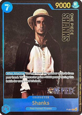 Shanks (Premium Card Collection -Live Action Edition-) (P-051) - One Piece Promotion Cards Foil | Grognard Games