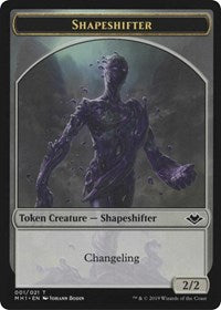 Shapeshifter (001) // Serra the Benevolent Emblem (020) Double-Sided Token [Modern Horizons Tokens] | Grognard Games