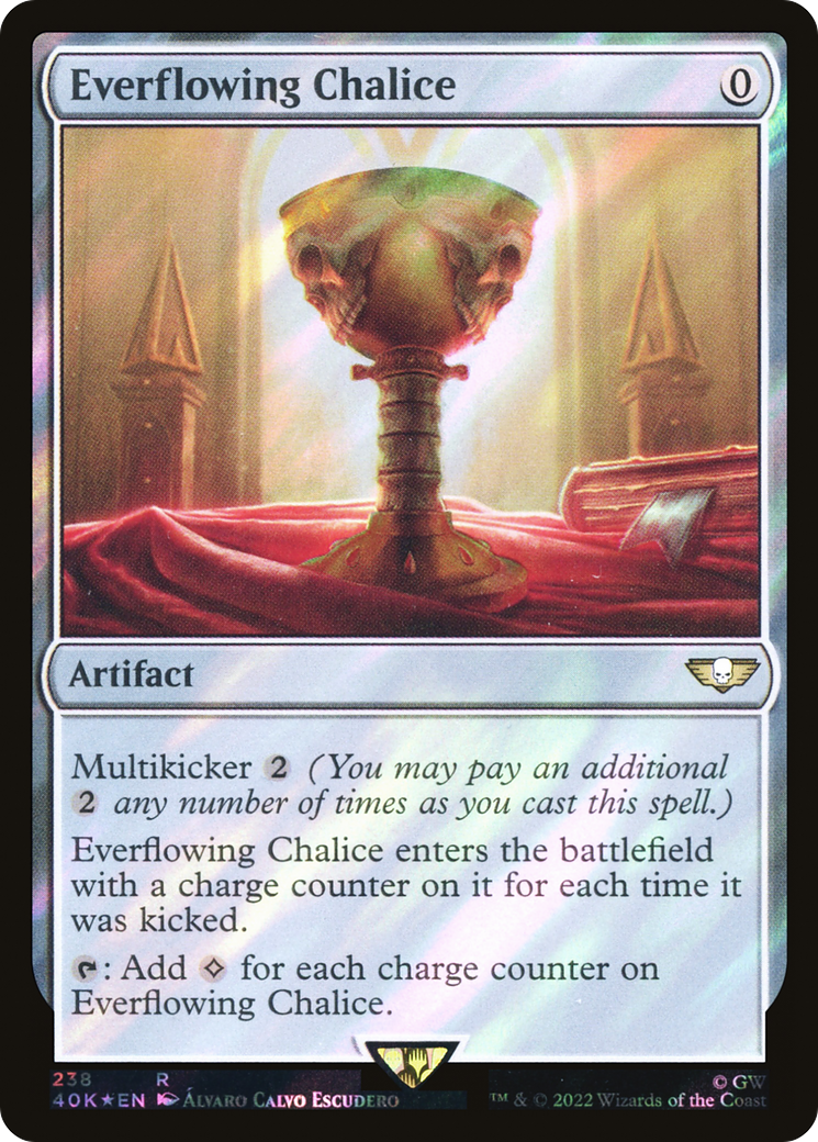 Everflowing Chalice (Surge Foil) [Universes Beyond: Warhammer 40,000] | Grognard Games
