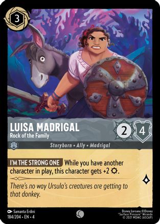 Luisa Madrigal - Rock of the Family (184/204) [Ursula's Return] | Grognard Games