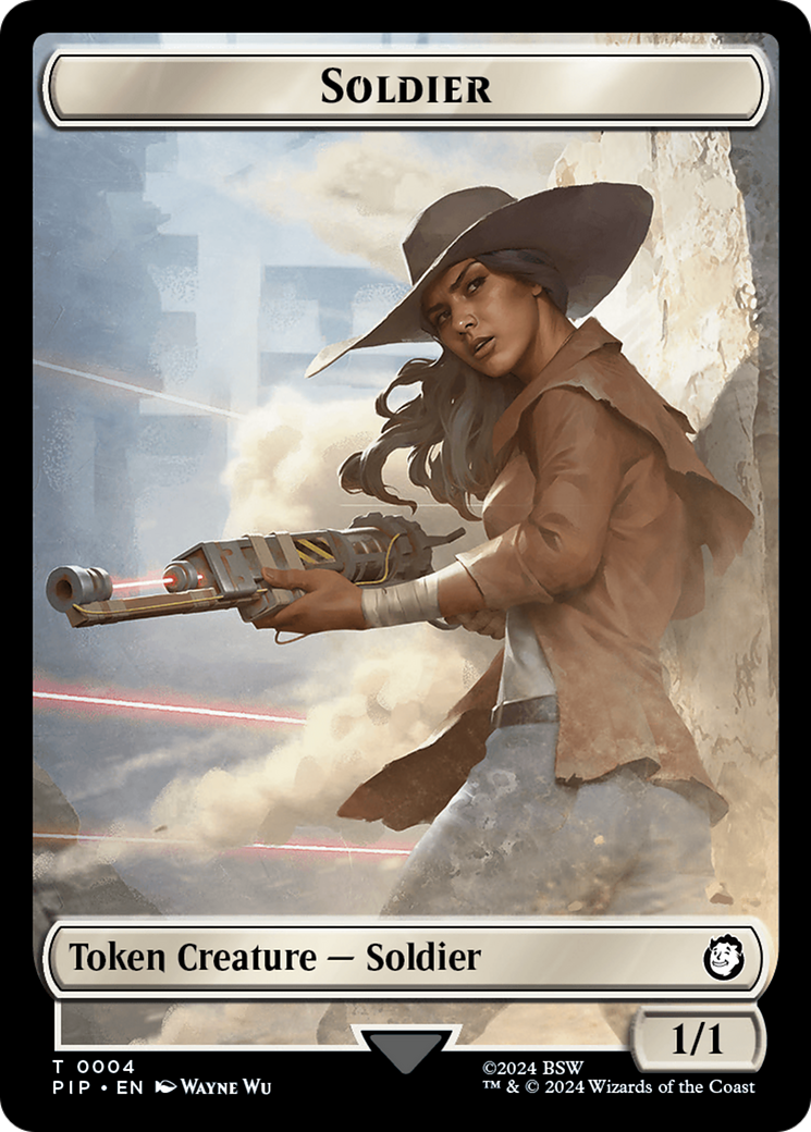 Junk // Soldier (0004) Double-Sided Token [Fallout Tokens] | Grognard Games