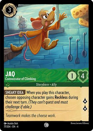 Jaq - Connoisseur of Climbing (77/204) [Ursula's Return] | Grognard Games