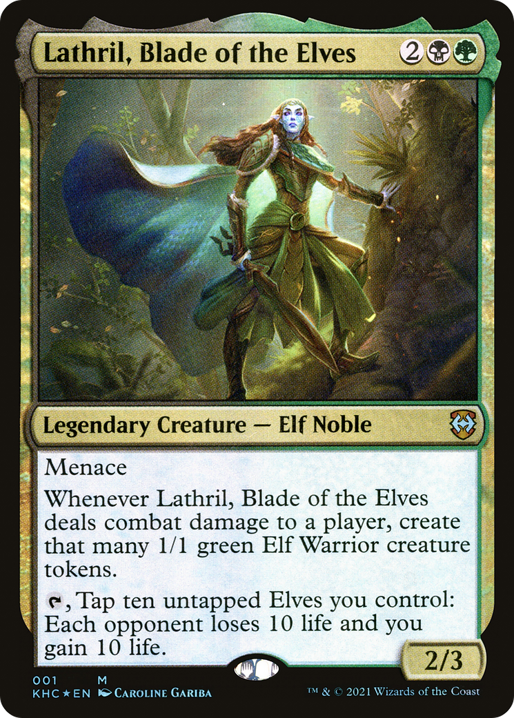 Lathril, Blade of the Elves [Kaldheim Commander] | Grognard Games