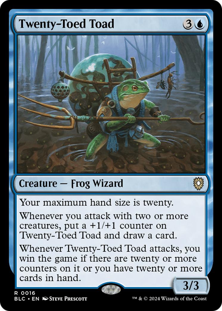 Twenty-Toed Toad [Bloomburrow Commander] | Grognard Games