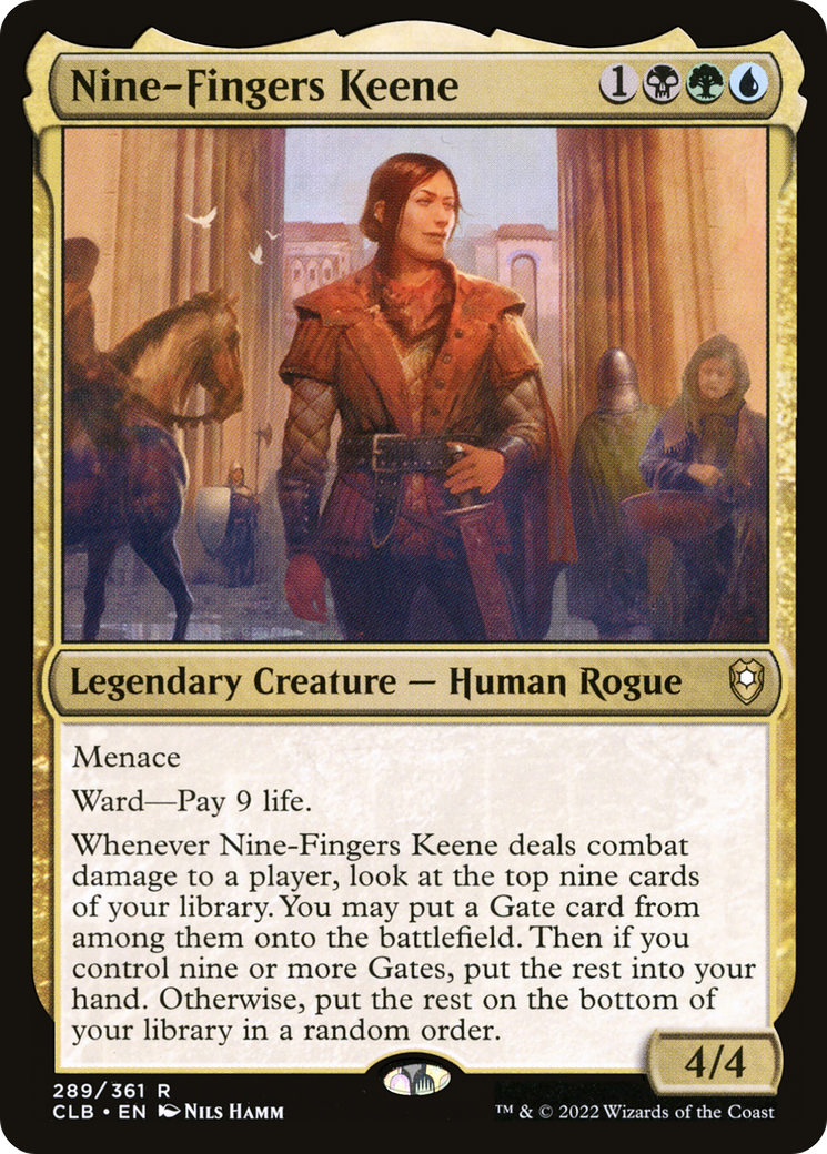 Nine-Fingers Keene [Commander Legends: Battle for Baldur's Gate] | Grognard Games