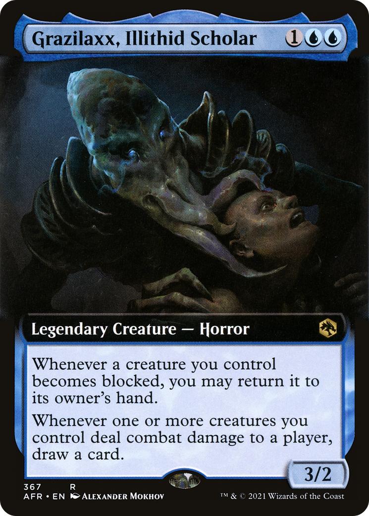 Grazilaxx, Illithid Scholar (Extended) [Dungeons & Dragons: Adventures in the Forgotten Realms] | Grognard Games
