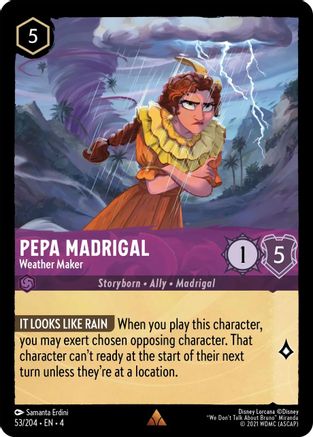 Pepa Madrigal - Weather Maker (53/204) [Ursula's Return] | Grognard Games