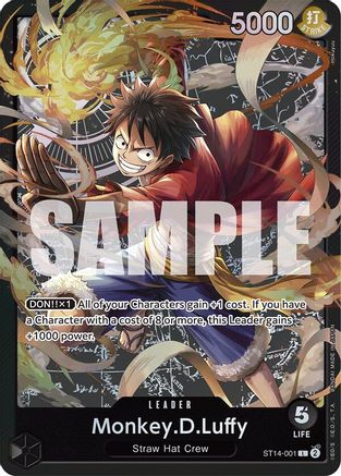 Monkey.D.Luffy (001) (ST14-001) - Starter Deck 14: 3D2Y Foil | Grognard Games