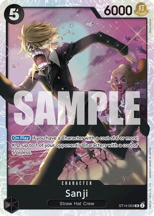Sanji (ST14-003) - Starter Deck 14: 3D2Y Foil | Grognard Games