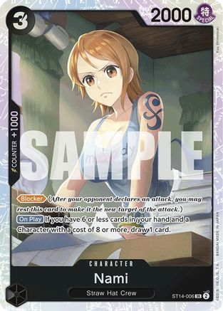 Nami (ST14-006) - Starter Deck 14: 3D2Y Foil | Grognard Games