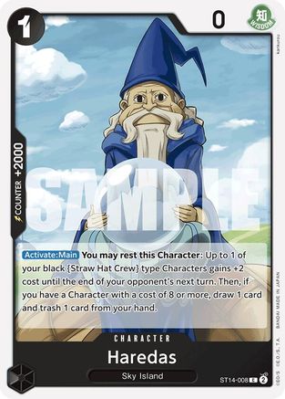 Haredas (ST14-008) - Starter Deck 14: 3D2Y | Grognard Games