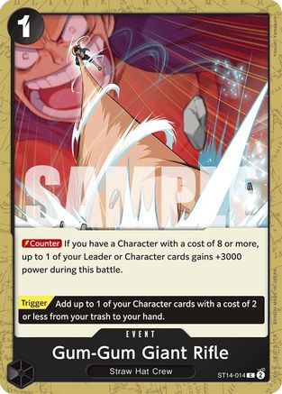 Gum-Gum Giant Rifle (ST14-014) - Starter Deck 14: 3D2Y | Grognard Games
