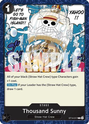 Thousand Sunny (ST14-017) - Starter Deck 14: 3D2Y | Grognard Games