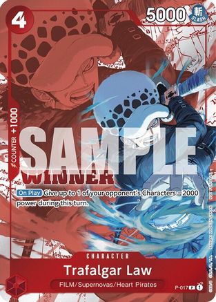 Trafalgar Law (Winner Pack Vol. 7) (P-017) - One Piece Promotion Cards Foil | Grognard Games