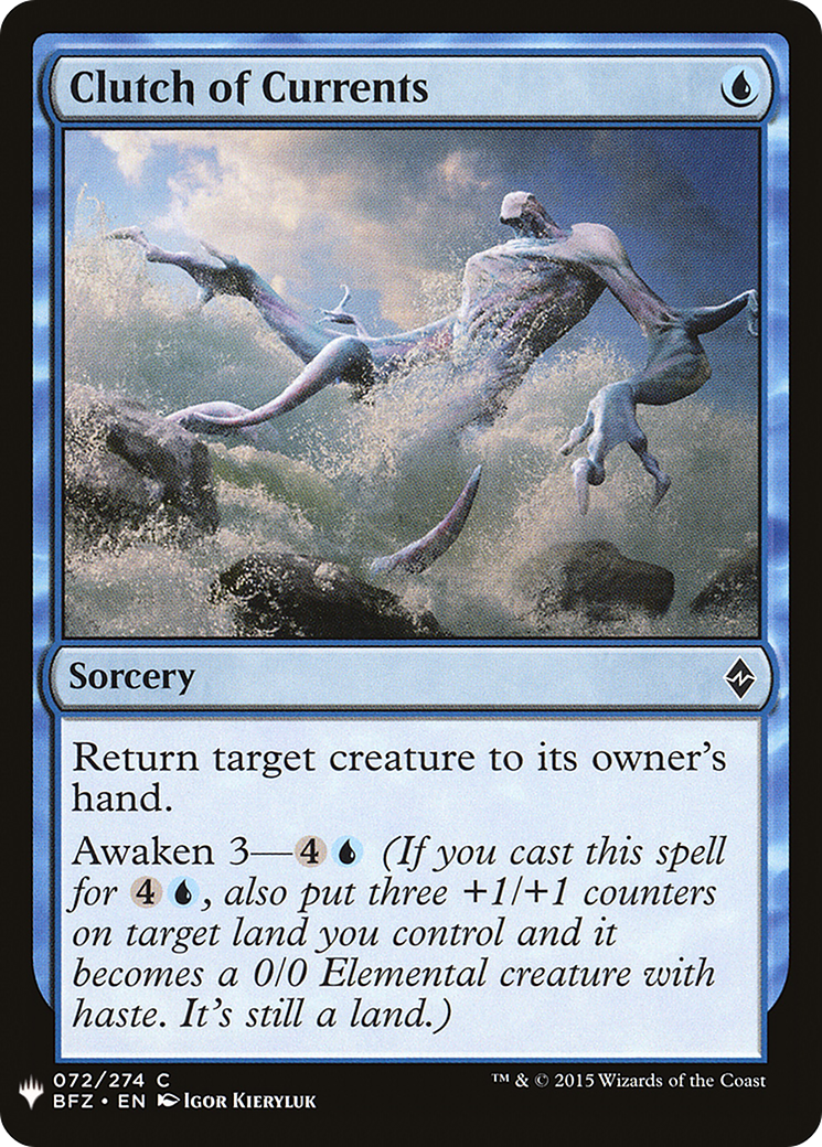 Clutch of Currents [Mystery Booster] | Grognard Games