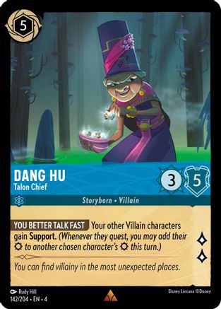 Dang Hu - Talon Chief (142/204) [Ursula's Return] | Grognard Games