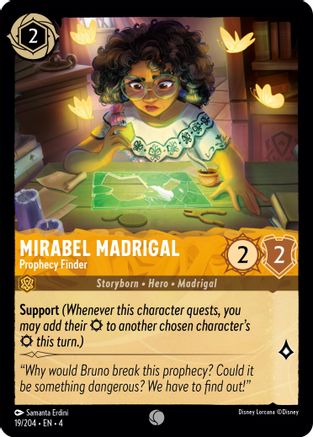 Mirabel Madrigal - Prophecy Finder (19/204) [Ursula's Return] | Grognard Games