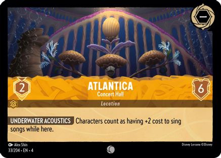 Atlantica - Concert Hall (33/204) [Ursula's Return] | Grognard Games