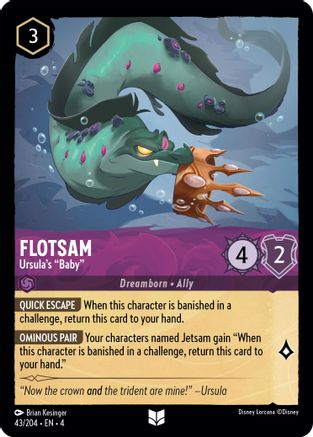 Flotsam - Ursula's "Baby" (43/204) [Ursula's Return] | Grognard Games