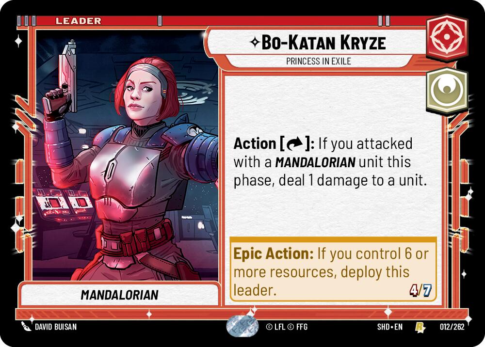 Bo-Katan Kryze - Princess in Exile (012/262) [Shadows of the Galaxy] | Grognard Games