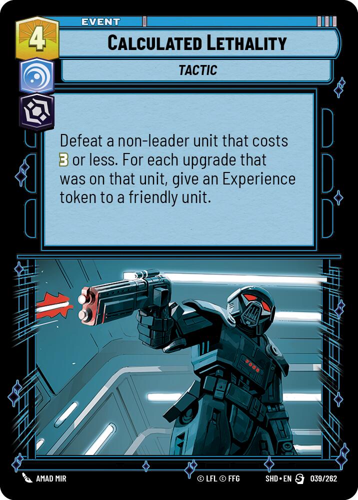 Calculated Lethality (039/262) [Shadows of the Galaxy] | Grognard Games