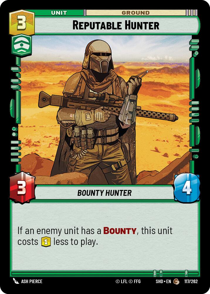 Reputable Hunter (117/262) [Shadows of the Galaxy] | Grognard Games