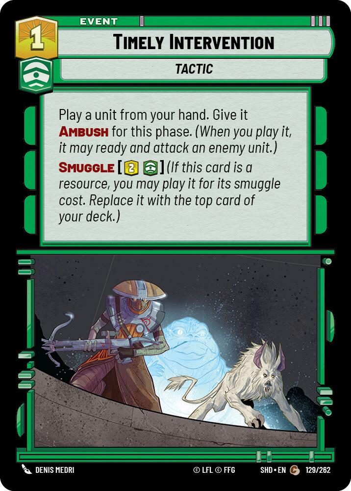 Timely Intervention (129/262) [Shadows of the Galaxy] | Grognard Games
