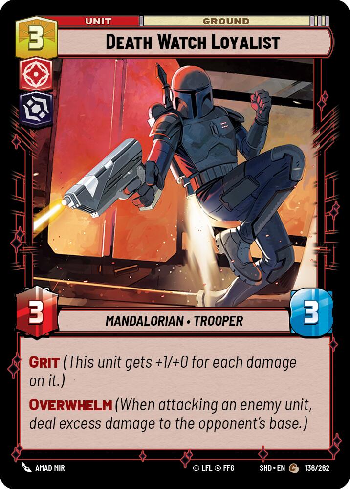 Death Watch Loyalist (136/262) [Shadows of the Galaxy] | Grognard Games
