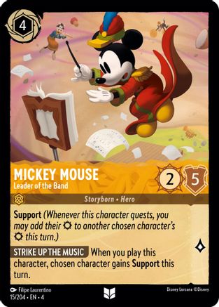 Mickey Mouse - Leader of the Band (15/204) [Ursula's Return] | Grognard Games