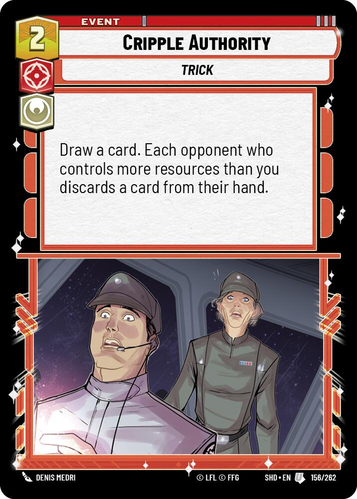 Cripple Authority (156/262) [Shadows of the Galaxy] | Grognard Games