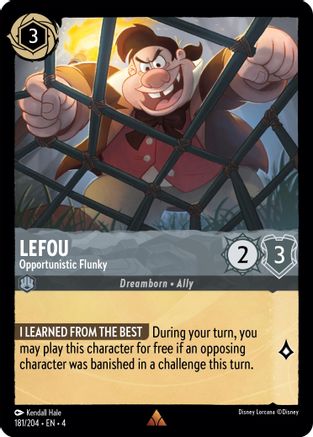 LeFou - Opportunistic Flunky (181/204) [Ursula's Return] | Grognard Games