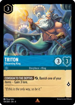 Triton - Discerning King (159/204) [Ursula's Return] | Grognard Games