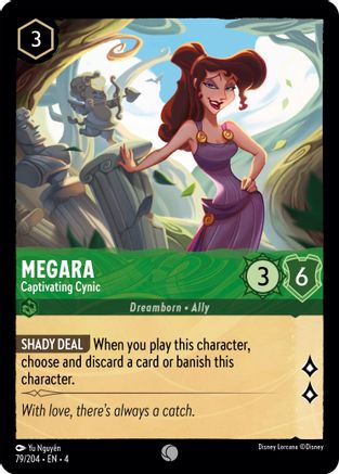 Megara - Captivating Cynic (79/204) [Ursula's Return] | Grognard Games