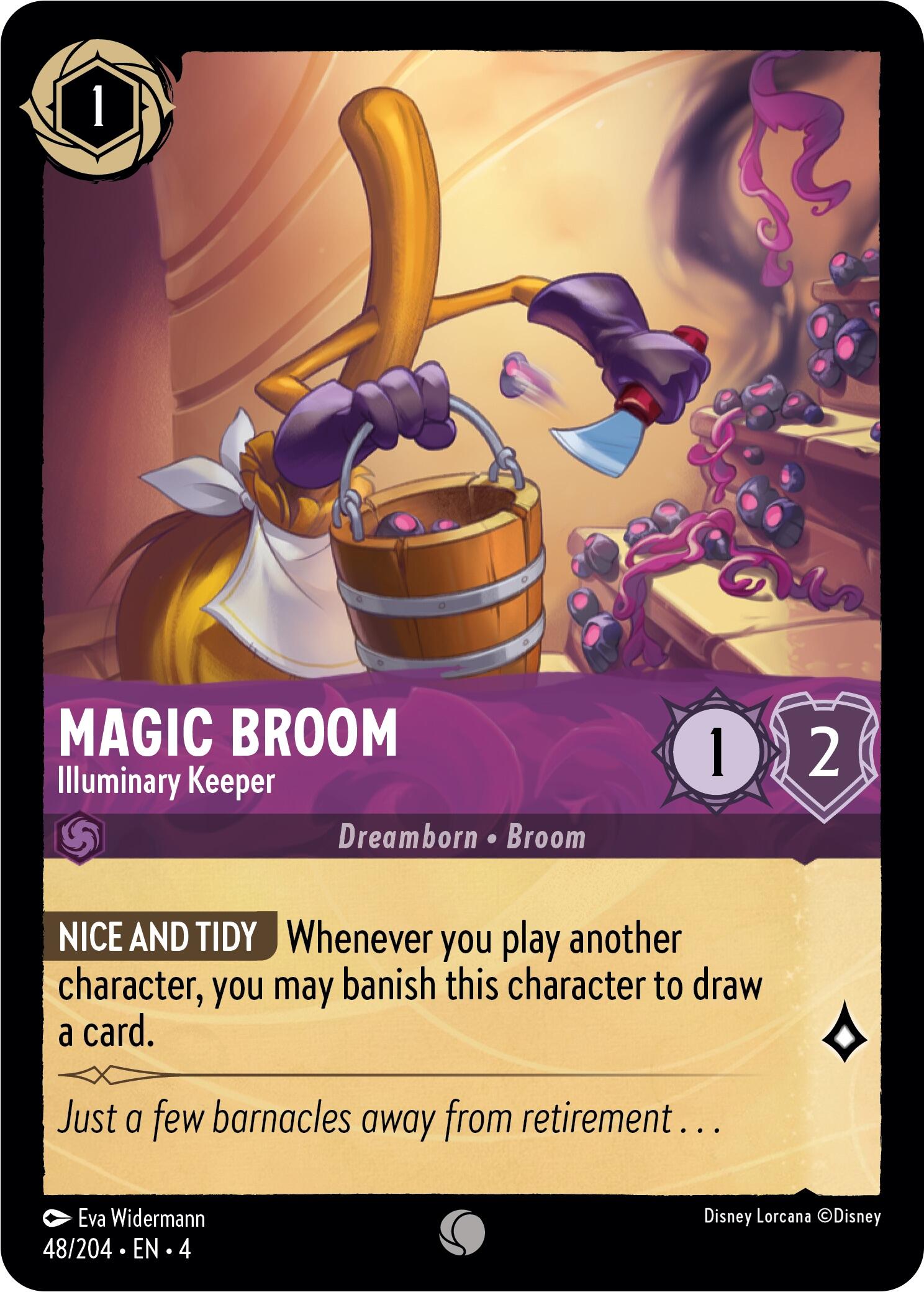Magic Broom - Illuminary Keeper (48/204) [Ursula's Return] | Grognard Games