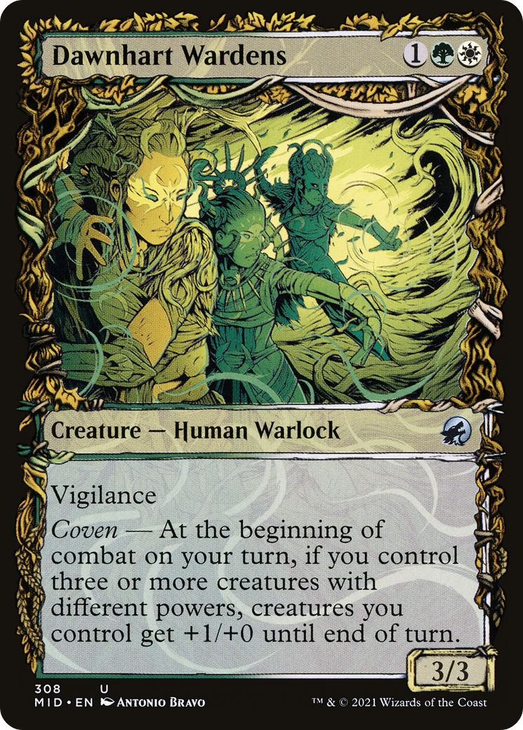Dawnhart Wardens (Showcase Equinox) [Innistrad: Midnight Hunt] | Grognard Games
