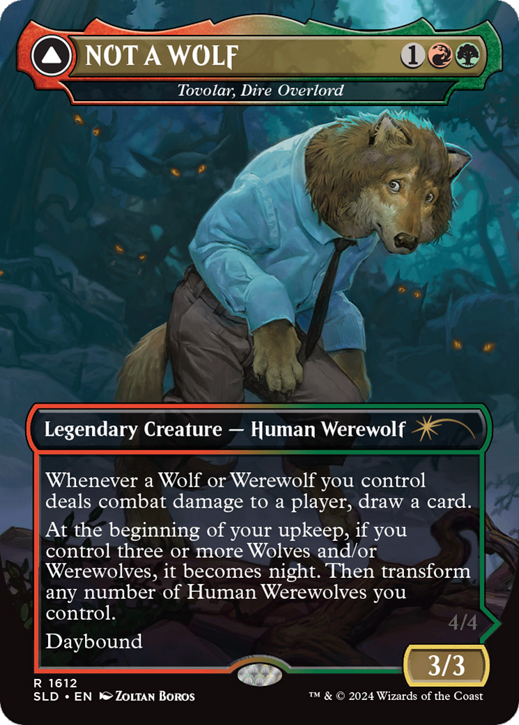 NOT A WOLF - Tovolar, Dire Overlord [Secret Lair Drop Series] | Grognard Games