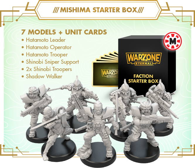Warzone Eternal Mishima Faction Starter | Grognard Games