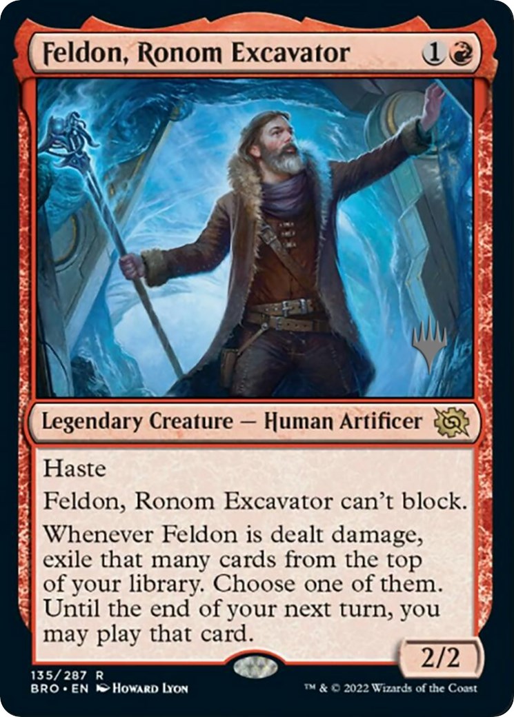 Feldon, Ronom Excavator (Promo Pack) [The Brothers' War Promos] | Grognard Games