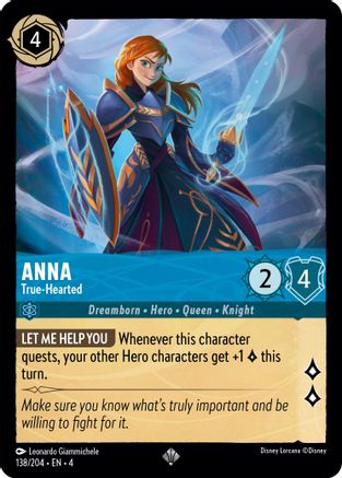 Anna - True-Hearted (138/204) [Ursula's Return] | Grognard Games