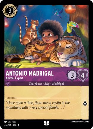 Antonio Madrigal - Animal Expert (35/204) [Ursula's Return] | Grognard Games