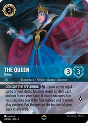 The Queen - Diviner (Enchanted) (218/204) [Ursula's Return] | Grognard Games