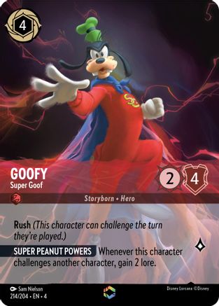 Goofy - Super Goof (Enchanted) (214/204) [Ursula's Return] | Grognard Games