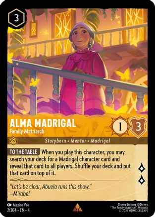Alma Madrigal - Family Matriarch (2/204) [Ursula's Return] | Grognard Games