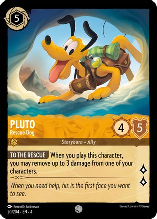 Pluto - Rescue Dog (20/204) [Ursula's Return] | Grognard Games