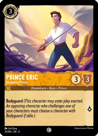 Prince Eric - Seafaring Prince (21/204) [Ursula's Return] | Grognard Games