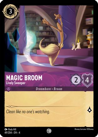 Magic Broom - Lively Sweeper (49/204) [Ursula's Return] | Grognard Games