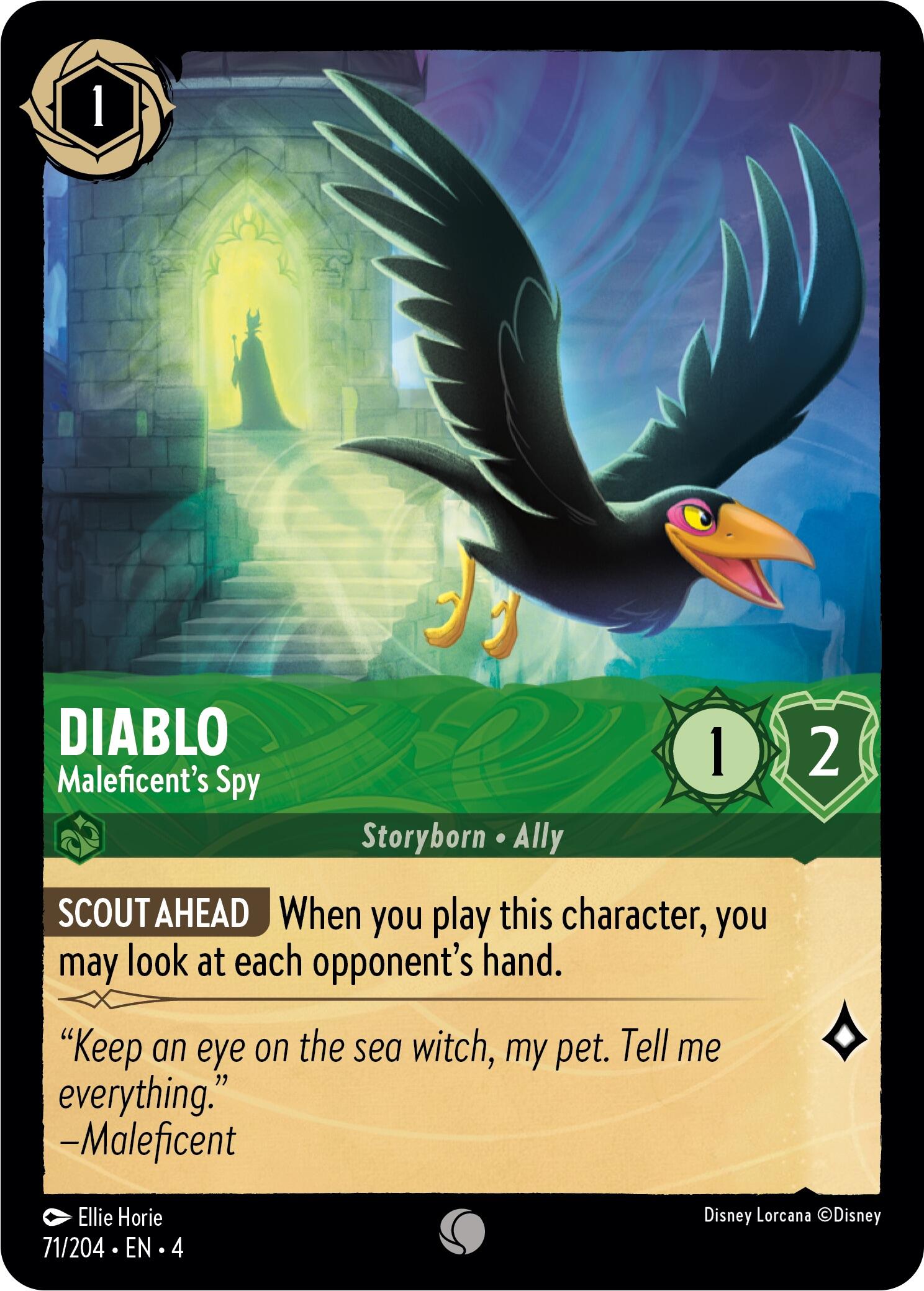 Diablo - Maleficent's Spy (71/204) [Ursula's Return] | Grognard Games