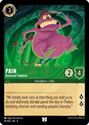 Pain - Immortal Sidekick (81/204) [Ursula's Return] | Grognard Games