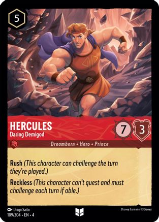 Hercules - Daring Demigod (109/204) [Ursula's Return] | Grognard Games
